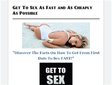 Tablet Screenshot of gettosexfast.com